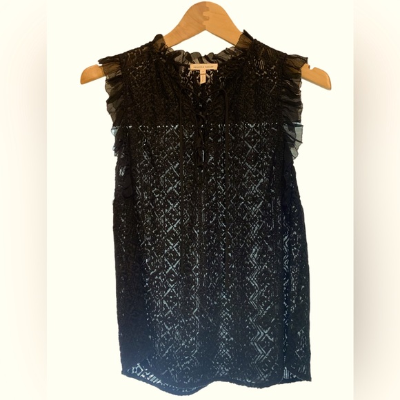 Rebecca Taylor Sleeveless Silk Top - Picture 2 of 6